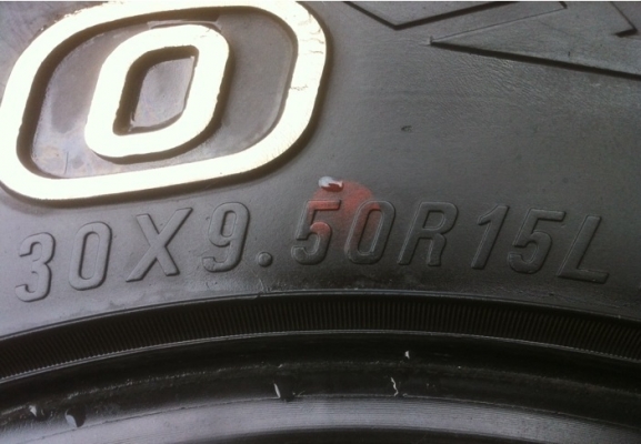 ยาง Maxxis 30 9.5 R15