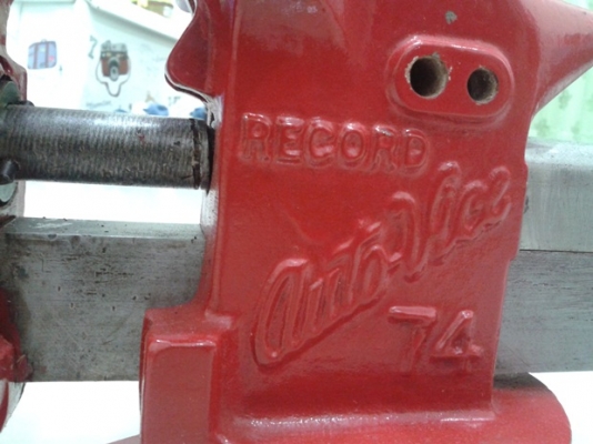 ปากกาจับเหล็ก 4" RECORD Auto vice 74 Made in England ปากกาจับเหล็ก 4" RECORD Auto vice 74 Made in England
