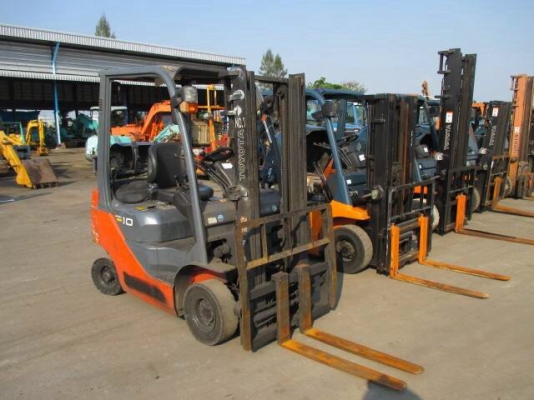 ขายรถยก 1 ตัน TOYOTA 8FGL10 รุ่นใหม่ล่าสุด ราคาเบาๆ สุดประหยัดติดตั้งแก็สมาจากนอก