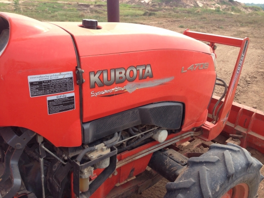 ขายรถด่วนรถไถนาคูโบต้า -L4708 (4WD) 2 เพลา มีภาพวีดีโอ พร้อมอุปกรณ์ 3 รายการ ผานดันหน้า ผานหลัง โรตา