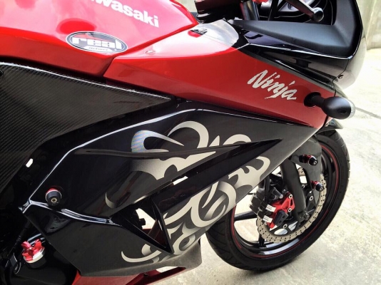 NINJA 250 ปี2010สภาพนางฟ้าแต่งเต็มๆราคาเพียง 79500 ลาย ลิมิเต็ด แท้ สีเดิมทั้งคัน ท่อเทมิแท้