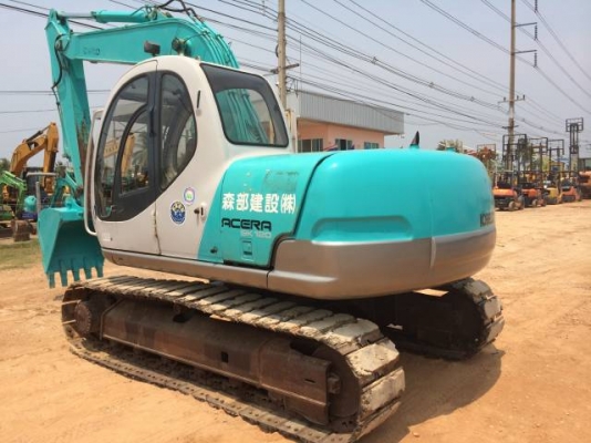 ขายรถแบคโฮ KOBELCO SK120-2(MARK5) ระบบไฟฟ้าเต็ม คอลโทรลสั้น รถนอกนำเข้าสภาพสวย มีVDOการทำงานครับ