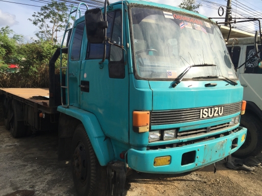 10 ล้อเพลาเดียว พื้นเรียบ 175 แรง ISUZU FVM12mY. เครื่องสวยคัสซีสวย เล่มพร้อม