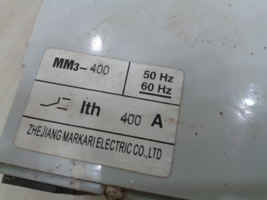 เบรกเกอร์ MARKARI MM3-400 380V เบรกเกอร์ MARKARI MM3-400 380V