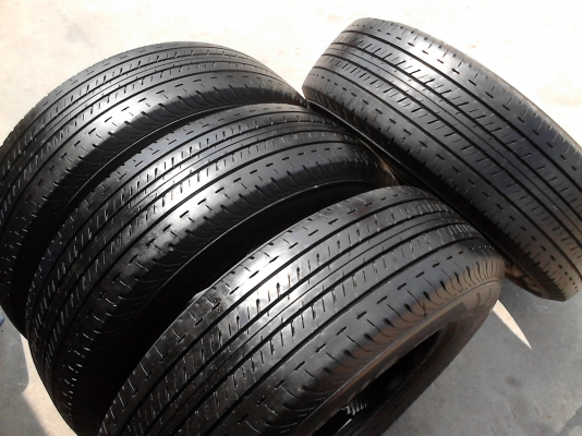 215/70R16 BRIDGESTONE DURAVIS R611 สวย ดอกยางหนา คม ปี 2012 ชุด 4 เส้น  TEL.081-427-3941