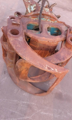 ขาย - Clamp ตัวหนีบไม้ คีบไม้ แบบหมุนได้ ใส่รถขุด แบคโฮ pc120-200ได้หลายรุ่น