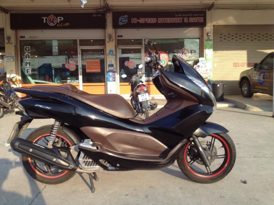 ขาย ฮอนด้า Pcx 125 สีดำ-น้ำตาล ปี 54 สภาพเดิม ๆ ราคา เบา ๆ