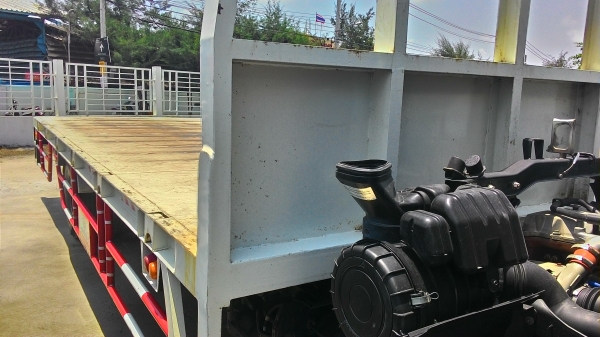 ขายกระบะพื้นเรียบ สภาพดีเหมือนของใหม่ กว้าง2.48ยาว6.50เมตร คัสชีส์80 ยกลงจากHINO FC ครับ