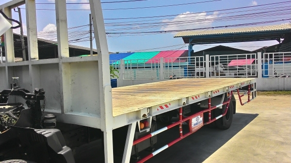 ขายกระบะพื้นเรียบ สภาพดีเหมือนของใหม่ กว้าง2.48ยาว6.50เมตร คัสชีส์80 ยกลงจากHINO FC ครับ