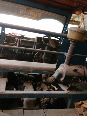 ขายรถนวดข้าว สิงเปลือยจัมโบ้ 5 ฟุต เครื่องอิซูซุ 85 รถใช้งานได้เลย