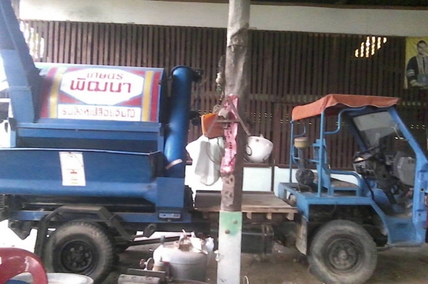 ขายรถนวดข้าว สิงเปลือยจัมโบ้ 5 ฟุต เครื่องอิซูซุ 85 รถใช้งานได้เลย