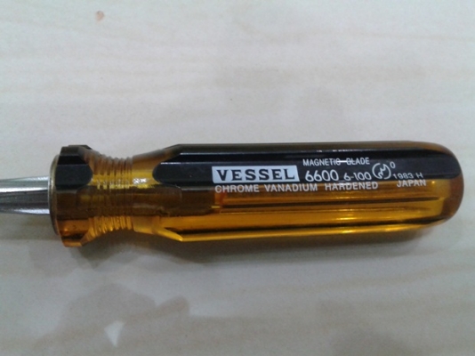 ไขควงแบน VISSEL 6600 Made In Japan @290 ไขควงแบน VISSEL 6600 Made In Japan @290