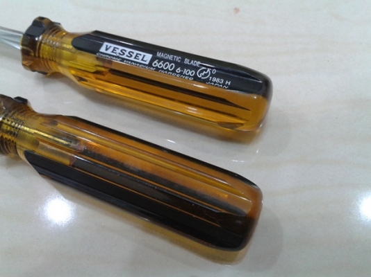 ไขควงแบน VISSEL 6600 Made In Japan @290 ไขควงแบน VISSEL 6600 Made In Japan @290