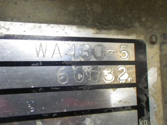ขายรถตัก KOMATSU WA430-5