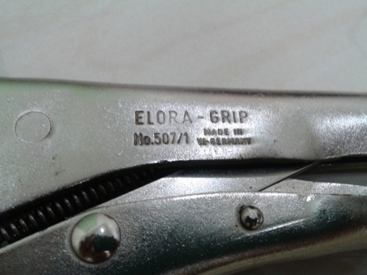 คีมล๊อคปากโค้ง ELORA Made In West. Germany คีมล๊อคปากโค้ง ELORA Made In West. Germany