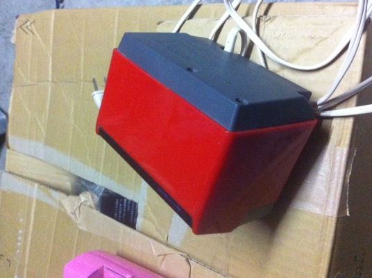 กบเหลาดินสอไฟฟ้า National สีแดงแค่เสียบดินสอเครื่องจะเหลาดินสอเอง