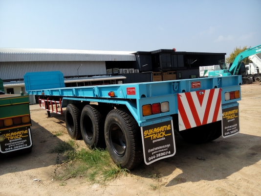 มีหาง 3 เพลา 12.50 เมตร หลายหางสภาพใหม่ๆ พร้อมใช้งาน ช่วง คิงพิน 8 เมตร บรรทุกได้ 50 กว่าตัน คุ้มๆค่ะ