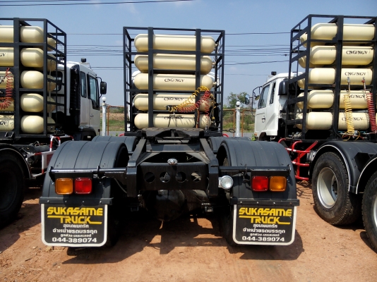 คุ้มๆๆๆลดราคา ปรับตัวตามตลาด ขาย ISUZU GIGA เครื่อง 340 แรงม้า NGV 100\% รถเหมือนใหม่ป้ายแดง