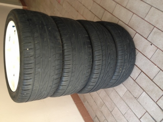 ล้อแท้ P1 ขอบ 17 หน้า7หลัง8อ๊อฟ32กับ35 5รู114 สีเดิมๆญี่ปุ่นสภาพสวย