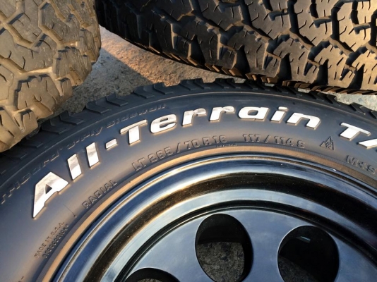 BF Goodrich All-terrain ขนาด 265 70 r16 + แม็กลาย Mickey สวยยกชุด BF Goodrich All-terrain ขนาด 265 70 r16 + แม็กลาย Mickey สวยยกชุด