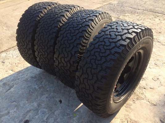 BF Goodrich All-terrain ขนาด 265 70 r16 + แม็กลาย Mickey สวยยกชุด BF Goodrich All-terrain ขนาด 265 70 r16 + แม็กลาย Mickey สวยยกชุด