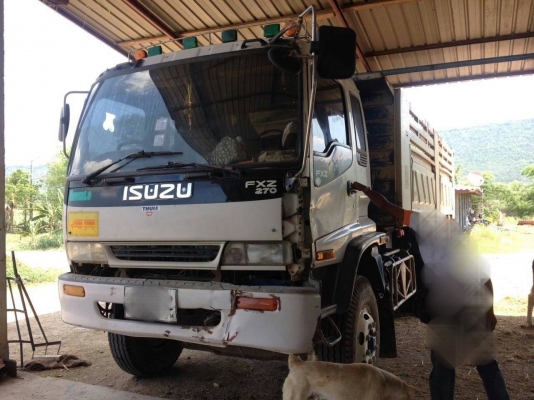 ขายรถพ่วง 18 ล้อ 2 เพลา กระบะเหล็ก อู่.สามมิตรล๊อนเฉียง ISUZU 270 ปี.46  รถใช้งาน ราคา.1650000 ต่อรอง