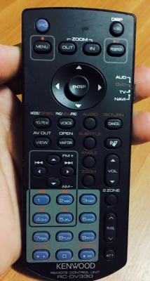 รีโมทใช้กับเครื่องเล่นติดรถยนต์Kenwood