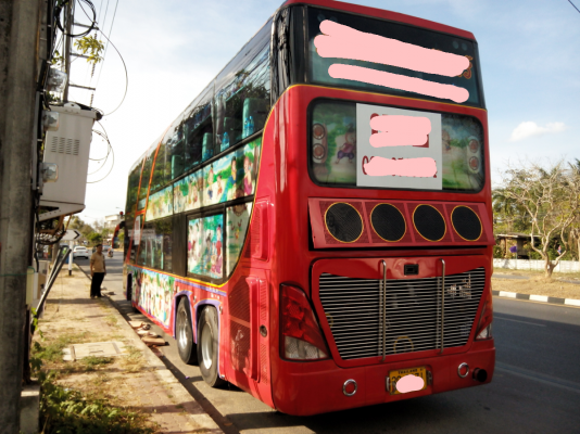 ขายรถบัส 10 ล้อ 2 ชั้นแอร์ HINO เครื่อง F17D 8 สูบ 520 แรงม้า 2 ชั้นปี 2554 ราคา 2300000