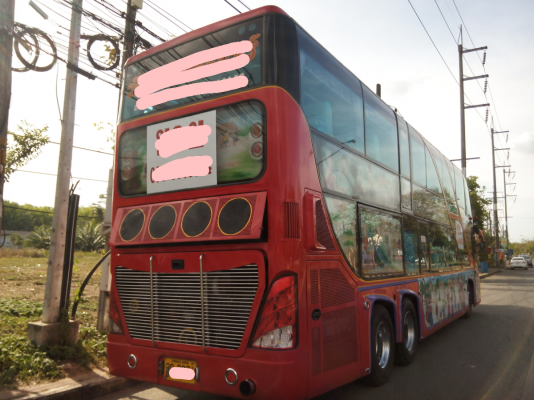 ขายรถบัส 10 ล้อ 2 ชั้นแอร์ HINO เครื่อง F17D 8 สูบ 520 แรงม้า 2 ชั้นปี 2554 ราคา 2300000