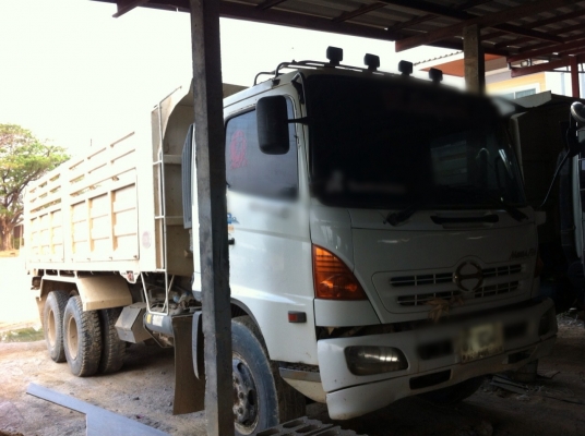 ขายรถบรรทุกสิบล้อดัมพ์ HINO MEGA เครื่อง 220 แรง ปี 48 รถเดิมๆ พร้อมใช้งาน