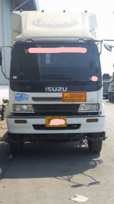 ขายรถบรรทุก 22 ล้อหัวลากติดแก็ส CNG ISUZU GXZ23KZH22 320 แรงม้าปี 2548 หางพื้นเรียบ CIMC 3 เพลาปี 2557 ราคา 1450000