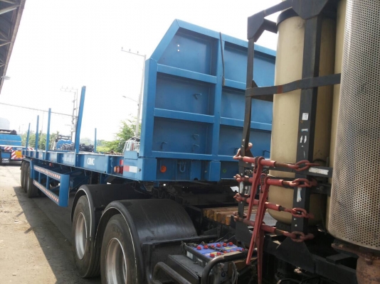 ขายรถบรรทุก 22 ล้อหัวลากติดแก็ส CNG ISUZU GXZ23KZH22 320 แรงม้าปี 2548 หางพื้นเรียบ CIMC 3 เพลาปี 2557 ราคา 1450000