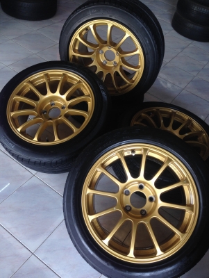 แม็กซ์ ShOGun S-05 ขอบ 17 หน้า 8.5 หลัง 9.5 นิ้ว 5 รู พร้อมยางปี 13