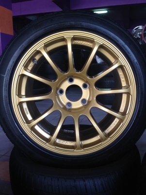 แม็กซ์ ShOGun S-05 ขอบ 17 หน้า 8.5 หลัง 9.5 นิ้ว 5 รู พร้อมยางปี 13