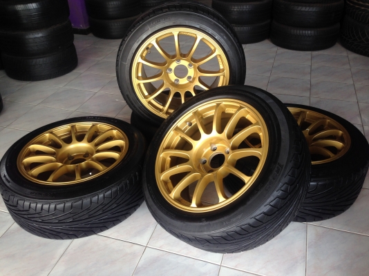 แม็กซ์ ShOGun S-05 ขอบ 17 หน้า 8.5 หลัง 9.5 นิ้ว 5 รู พร้อมยางปี 13