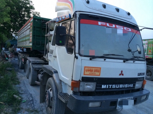 ขายสิบล้อหัวลาก2เพลา(เฉพาะหัว)MITSUBISHI FN527HRSเครื่องM6ติดก๊าซNgv8ถัง