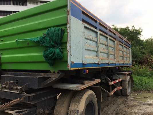 HINO FM2K 260แรงติดก๊าซNGVพ่วงแม่ลูกดั้มพร้อมใช้งาน