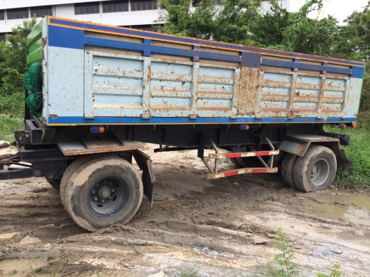 HINO FM2K 260แรงติดก๊าซNGVพ่วงแม่ลูกดั้มพร้อมใช้งาน