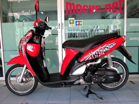 JALATO ปี 55 สีดำแดง หัวฉีดประหยัดน้ำมัน แรงด้วย 125 cc ไมล์ 12xxx โล  แถม 2 รายการ  18900
