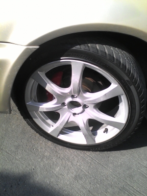 ขอบ 17  พร้อมยาง แม๊ก ขนาด 4 รู 100 mm.  ชุด 4 วง โทร.081-427-3941