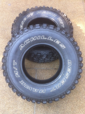 ยาง1คู่ Mud Achiller 31 10.5 R15 ปี12