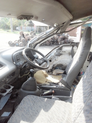 ขาย 6ล้อisuzu npr71l เครื่อง4HF1-xxx120แรง ก๊าซcng