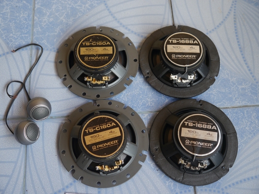 ชุดลำโพงมือสอง Pioneer/Carrozzeria พร้อมทวิตเตอร์