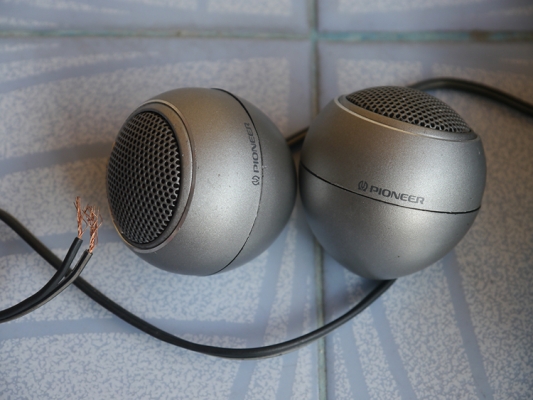 ชุดลำโพงมือสอง Pioneer/Carrozzeria พร้อมทวิตเตอร์