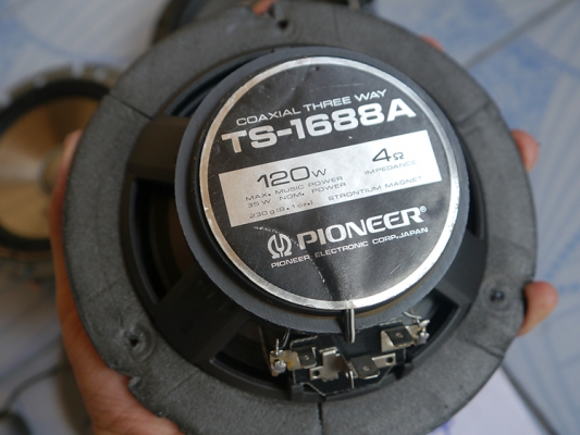 ชุดลำโพงมือสอง Pioneer/Carrozzeria พร้อมทวิตเตอร์