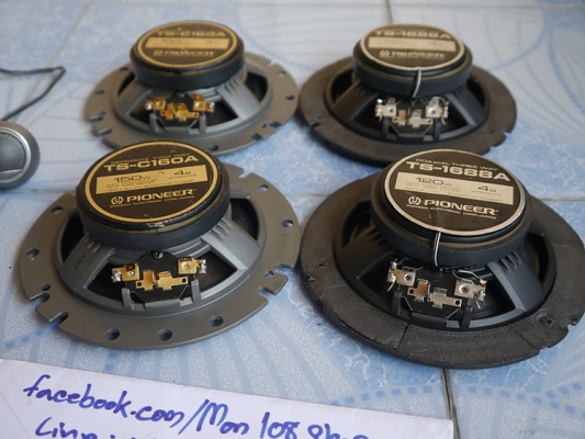 ชุดลำโพงมือสอง Pioneer/Carrozzeria พร้อมทวิตเตอร์