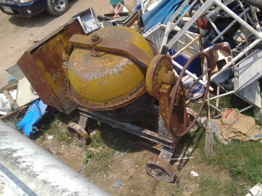 ขาย !! โม่ผสมปูนพร้อมมอเตอร์