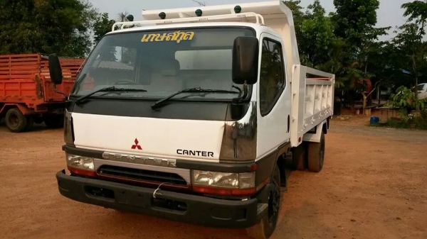 ขายหกล้อดั๊ม mitsubishi canter FE449 115 แรง ทะเบียนปี 44