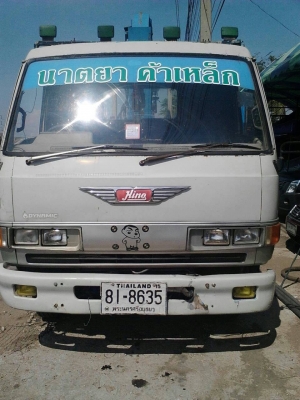 Hino6ล้อ FC(ซุปเปอร์เสี่ยแท้) ยาว 5.5ม. พร้อมเครน3ตัน 5เหลี่ยม ท้องวี 3ปอก 2ชัก เครื่องดี ครัทซีสวย รถพร้อมใช้งาน ขาย 490,000 บาท(ศุภากร081-4252943)