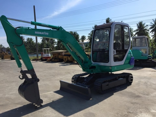 รถแบคโฮล KOMATSU PC30-7 มือสอง มีหัวเก๋ง นำเข้าญี่ปุ่น